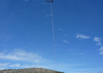 Helicopter hauling items