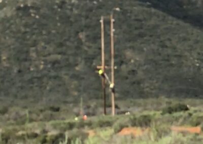 Helicopter in the mountains